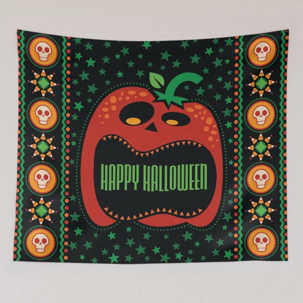 Item preview, Happy Halloween Pumpkin designed and sold by wickedpretty.