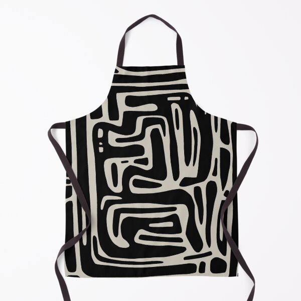 Item preview, Beige and Black Mediterranean Print designed and sold by Leufia.