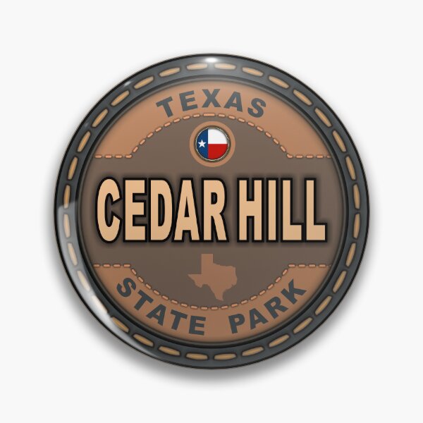 Item preview, Cedar Hill State Park Texas stitching effect designed and sold by studioss76.