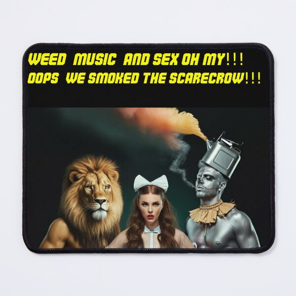 Item preview, Weed, Music, and Sex Oh My - Funny Pot designed and sold by JLEmporium.