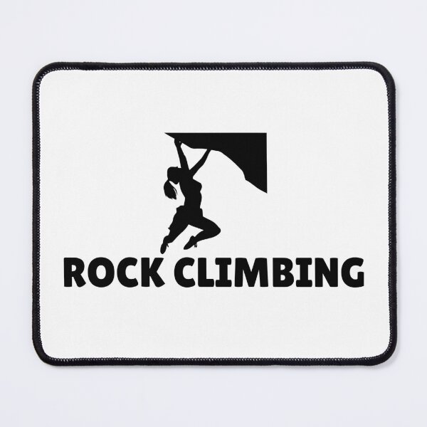 Item preview, ROCK CLIMBING (FEMALE) - BLACK designed and sold by ArtsyCity.
