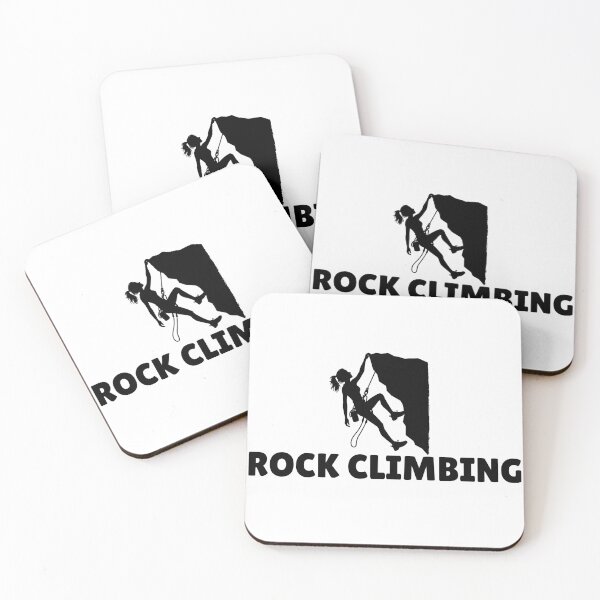 Item preview, ROCK CLIMBING (FEMALE2) - BLACK designed and sold by ArtsyCity.