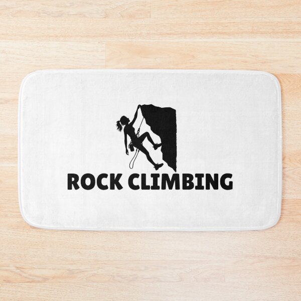Item preview, ROCK CLIMBING (FEMALE2) - BLACK designed and sold by ArtsyCity.