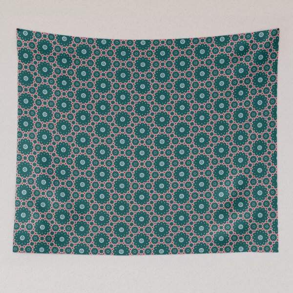 Item preview, Red And Green Mandala Pattern designed and sold by violet-hope.