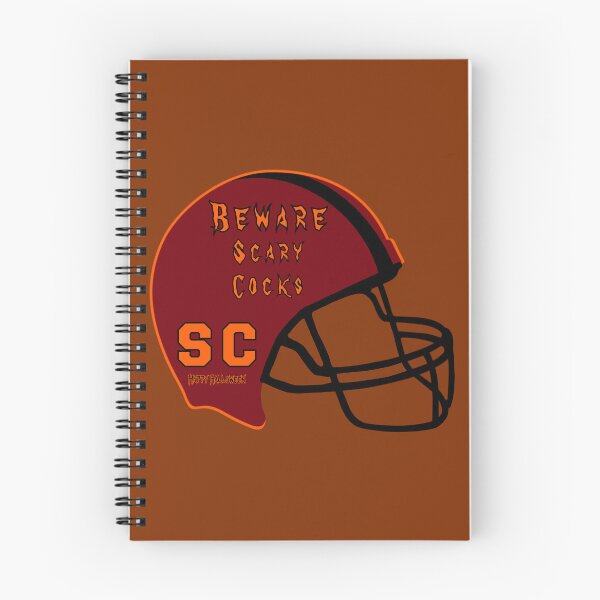 Aperçu de l'œuvre Joyeux Halloween Casque de football de Caroline du Sud créée et vendue par Lartheviking.