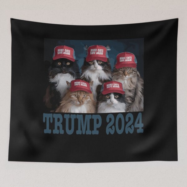 Item preview, Make Cats Safe Again Trump 2024 designed and sold by PerkyParakeet.