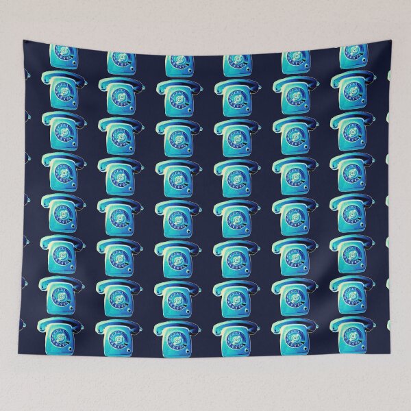 Item preview, Vintage Blue Telephone, Retro Phone designed and sold by suekieper.