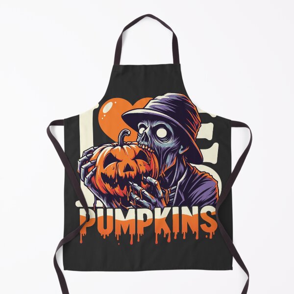 Item preview, Halloween - Zombie eating pumpkin "I love pumpkins" designed and sold by PursuitOutdoors.