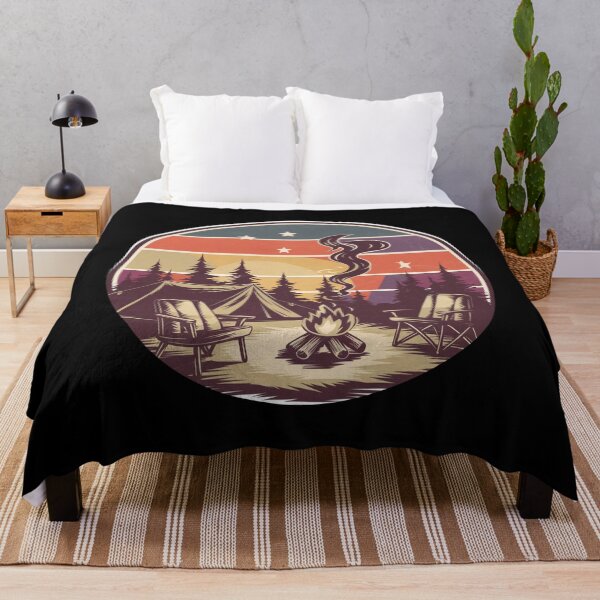 Item preview, Retro sunset camping designed and sold by szidi04.