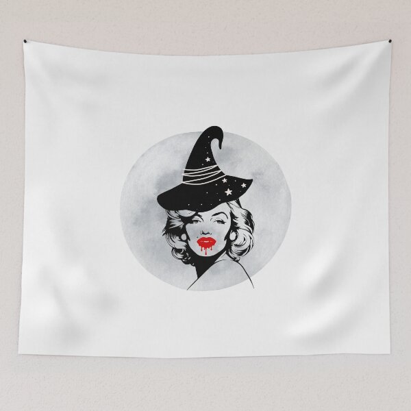 Item preview, Halloween Marilyn Monroe Witch Design designed and sold by Happy-Karma.