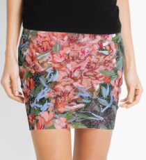 LET LIFE BE PASSIONATE LIKE SUMMER BOUGAINVILLEA Mini Skirt