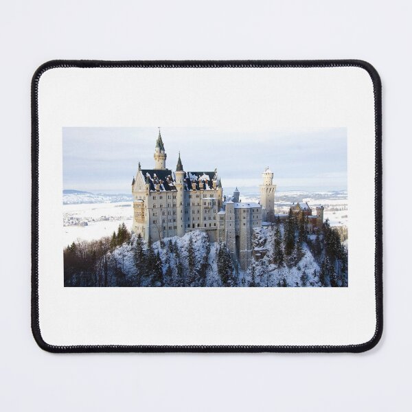 Item preview, Bavaria Castle in Winter Snow - 1920x1080 Photography designed and sold by Earth Nature Creations.