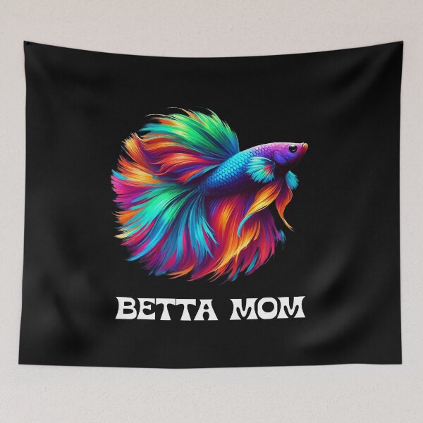 Item preview, Betta Mom - Vibrant Betta Fish for Proud Fish Keepers designed and sold by Victor Shadehorn.