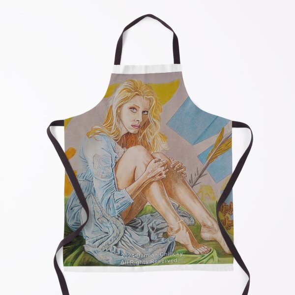 Item preview, Girl in Blue Dress designed and sold by Red-Lip-Gallery.