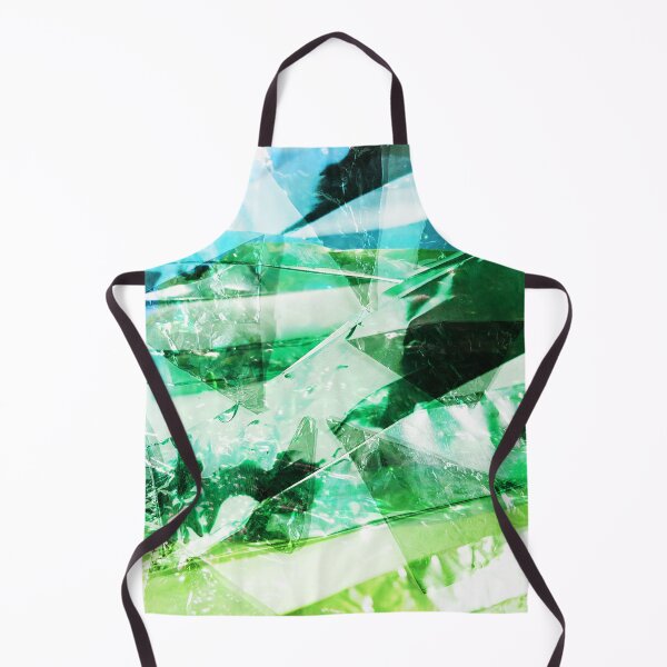 Item preview, Blue Green Abstract Aluminium Foil Photograph Layers designed and sold by lynnbowersart.