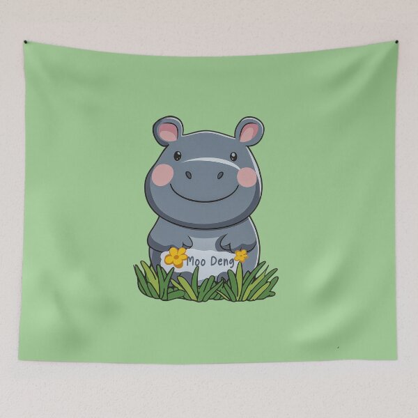 Item preview, Adorable Moo Deng Baby Hippo designed and sold by NymeriaH.