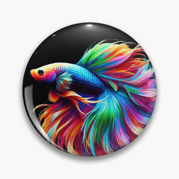Item preview, Fish Make Life Betta - Vibrant Betta Fish for Betta Lovers designed and sold by Victor Shadehorn.