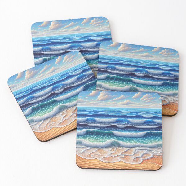 Item preview, Quiet at the edge of the sea beach designed and sold by Yas_oma.