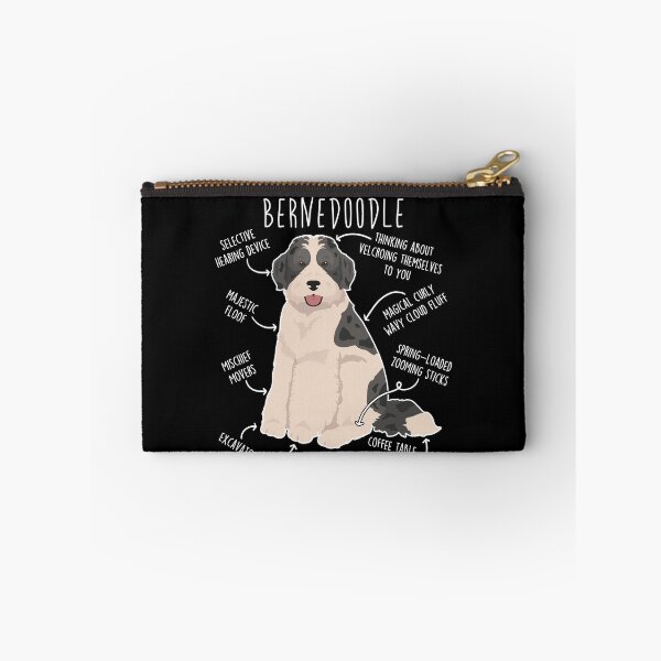 Item preview, Bernedoodle Parti Black Merle Dog Anatomy designed and sold by Clara Hollins.