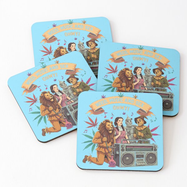 Item preview, Weed, Music, and Sex Oh My - Funny Marijuana designed and sold by JLEmporium.