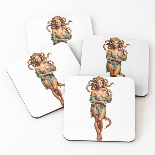 Item preview, Medusa in Bathrobe Pinup designed and sold by EliaShelley.