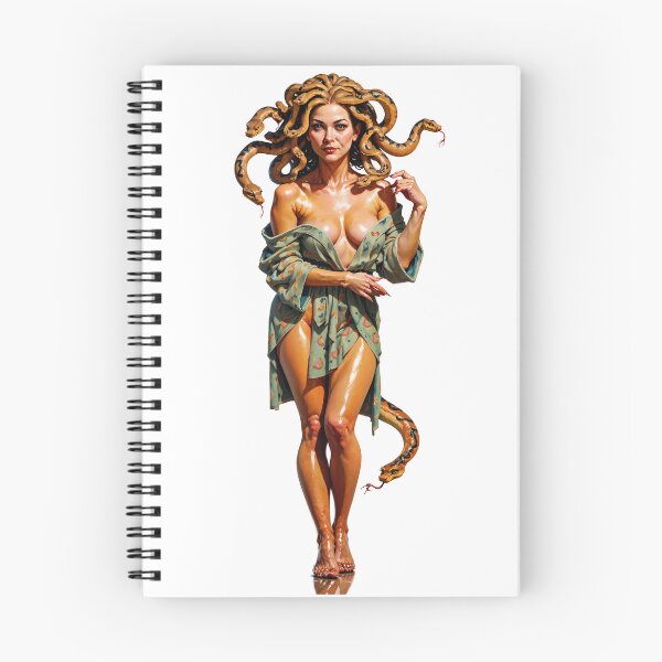 Item preview, Medusa in Bathrobe Pinup designed and sold by EliaShelley.