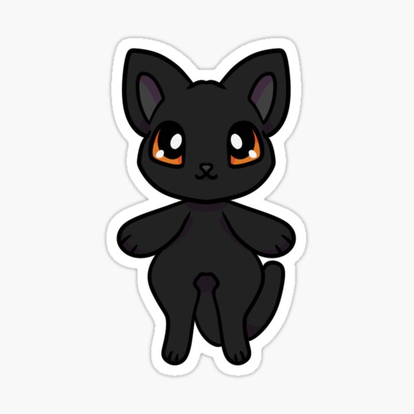 Black Cat Sticker