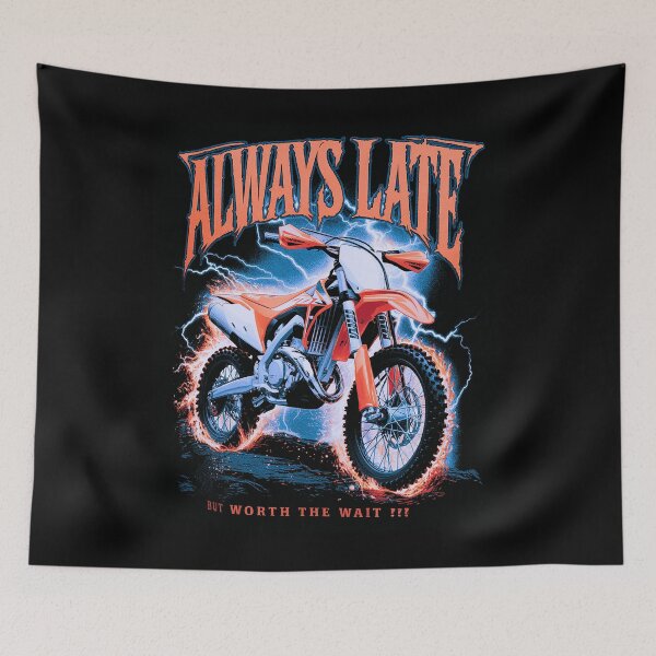 Item preview, Always late but worth the wait-Dirt Bike Honda CRF450L designed and sold by FelineFrenzyArt.