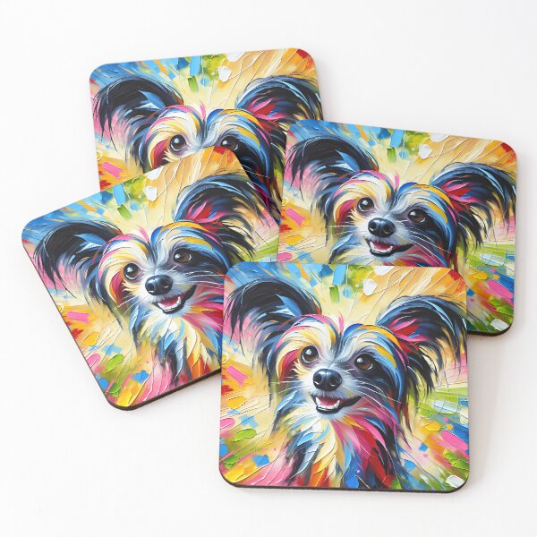 Item preview, Retrato de mascota con impresión acrílica de perro crestado chino para amantes de los perros designed and sold by Puppy Puzzles Plus.