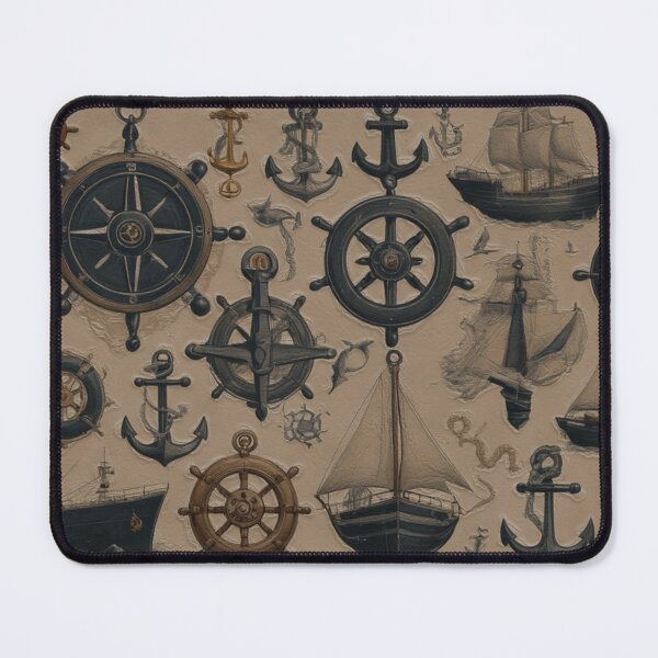 Item preview, My Nautical Collection - Ships, Anchors and Compass designed and sold by NaturePrints.