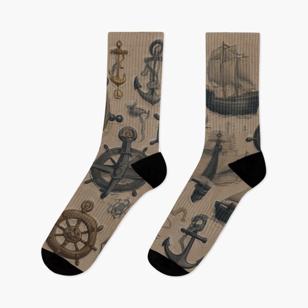 Item preview, My Nautical Collection - Ships, Anchors and Compass designed and sold by NaturePrints.