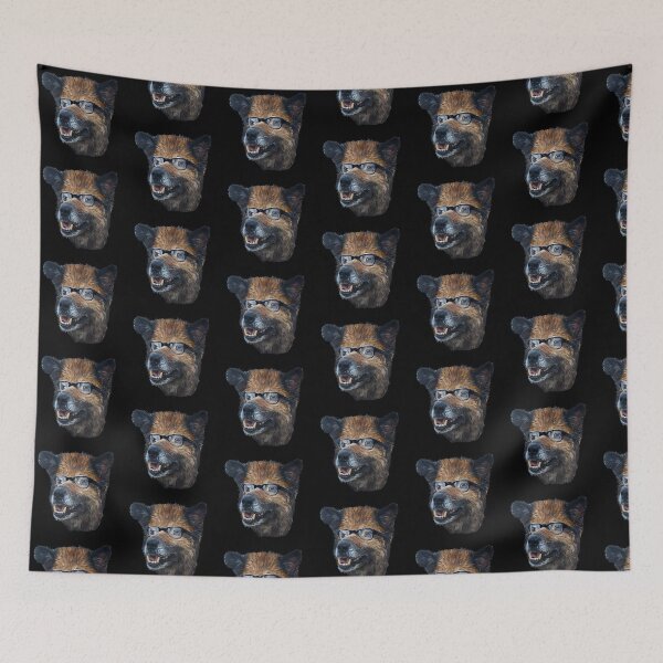 Item preview, Witty Woof Print Illustration designed and sold by DFLC Prints.