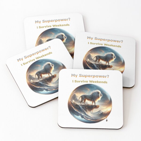 Item preview, lion reflection with quote my power  designed and sold by ZhanaChicBrandy.