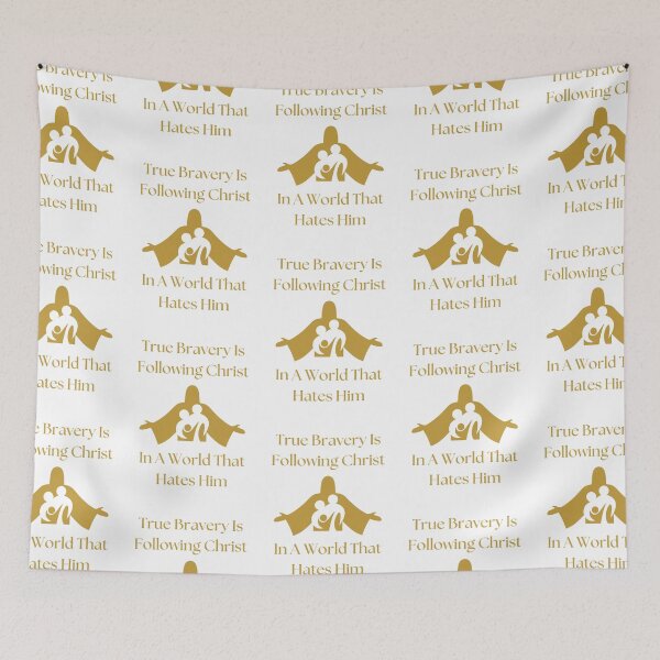 Item preview, True Bravery Is Following Christ designed and sold by JoezPlace.