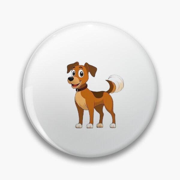 Item preview, Playful Pup with a Wagging Tail designed and sold by Sticking  With Us.
