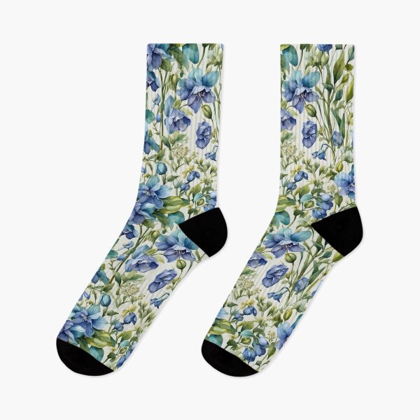 Item preview, Wildflower Bluebells in Watercolor designed and sold by Victoria Riabov.