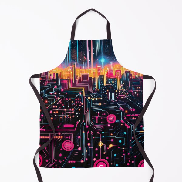 Item preview, Neon Circuit City: Futuristic Digital Metropolis designed and sold by Studio Axis.