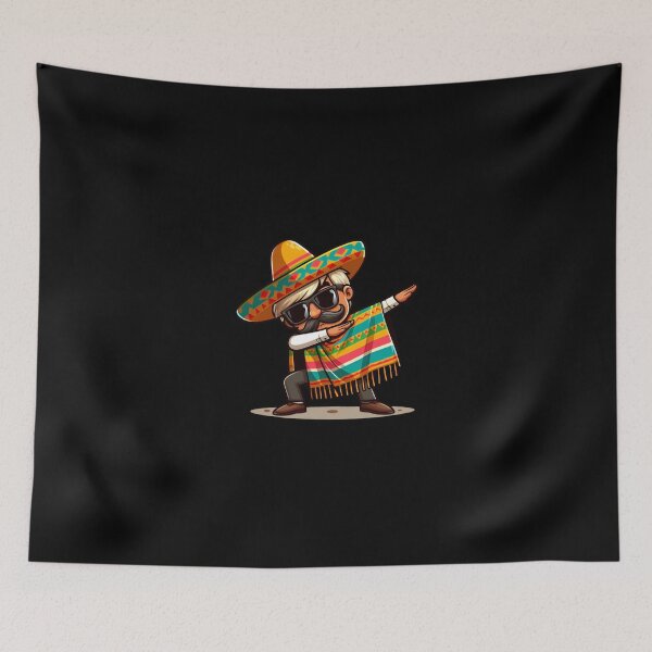 Item preview, Dabbing Mexican Poncho Cinco De Mayo designed and sold by Isabella ✔️ ✔️.