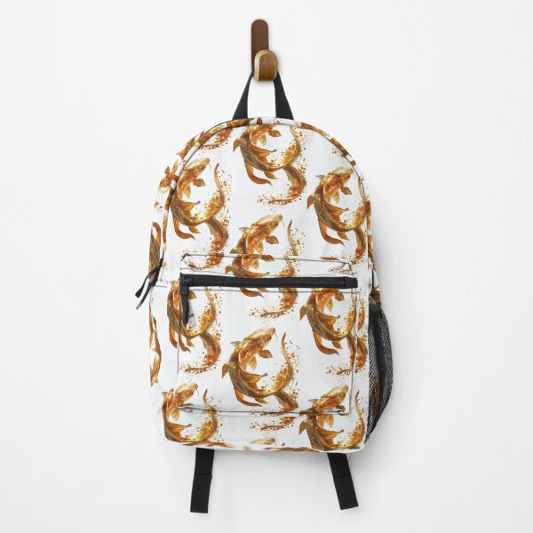 Item preview, Golden Koi Fish on White Background, Symbol of Prosperity designed and sold by Piotrek0001.