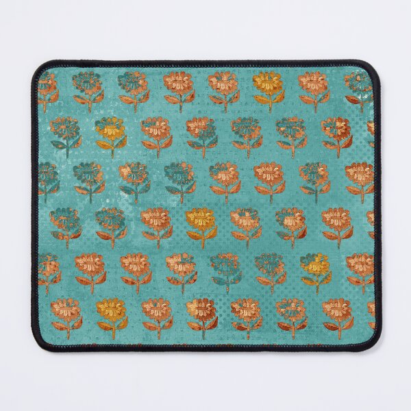 Item preview, Vintage Leather & Denim Wildflowers designed and sold by Jennifer Lambein.