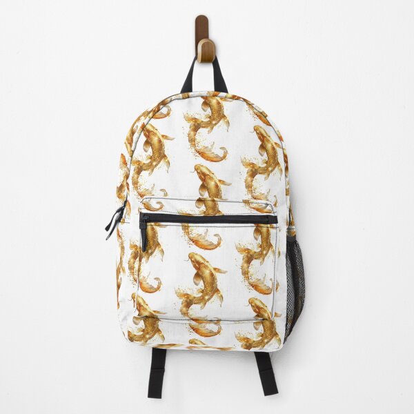 Item preview, Golden Koi Fish on White Background, Symbol of Prosperity designed and sold by Piotrek0001.