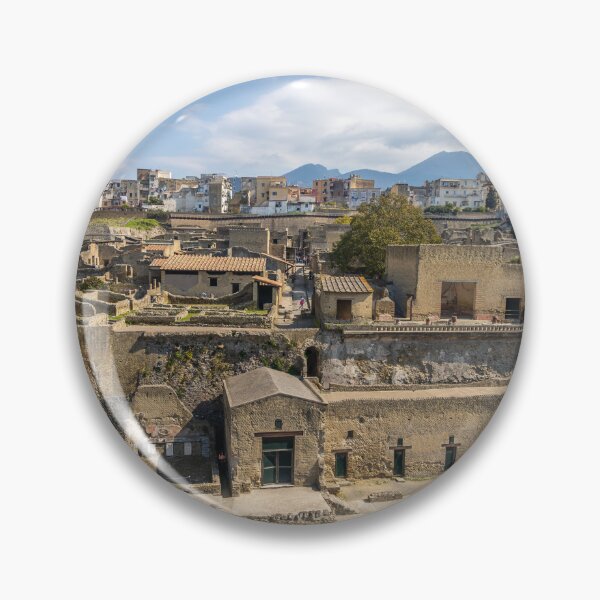 Item preview, Italy. Herculaneum. Ruins with Mount Vesuvius in the Background. designed and sold by vadim19.