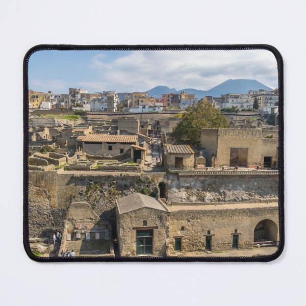 Item preview, Italy. Herculaneum. Ruins with Mount Vesuvius in the Background. designed and sold by vadim19.