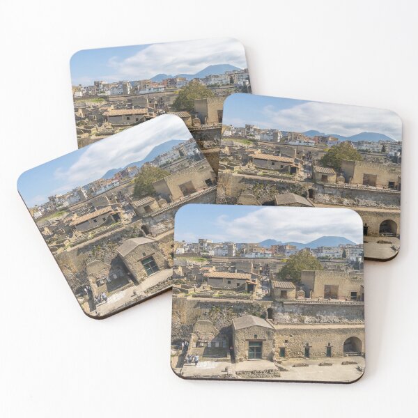 Item preview, Italy. Herculaneum. Ruins with Mount Vesuvius in the Background. designed and sold by vadim19.