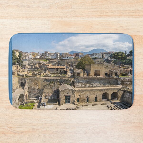 Item preview, Italy. Herculaneum. Ruins with Mount Vesuvius in the Background. designed and sold by vadim19.