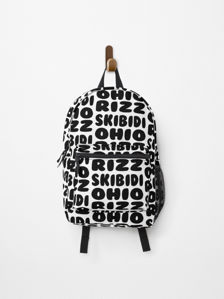 Thumbnail 1 of 3, Backpack, Skibidi Ohio Rizz designed and sold by FunnehGacha.