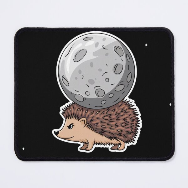 Item preview, hedgehog carrying the moon designed and sold by BooWearBer.