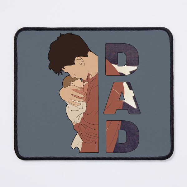Item preview, American Dad holding his baby designed and sold by BritishDelights.