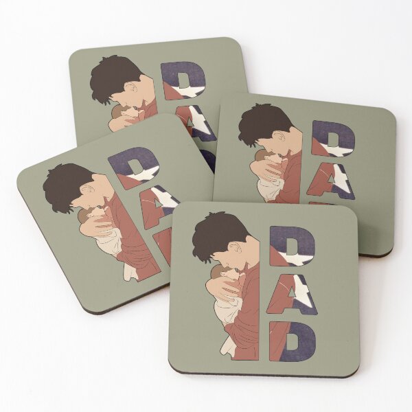 Item preview, American Dad holding his baby designed and sold by BritishDelights.