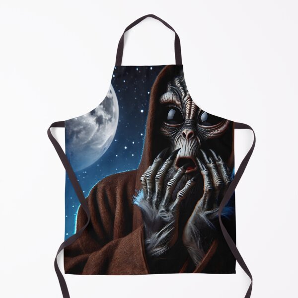 Item preview, Frightened Alien in front of Moon designed and sold by Travelcases.
